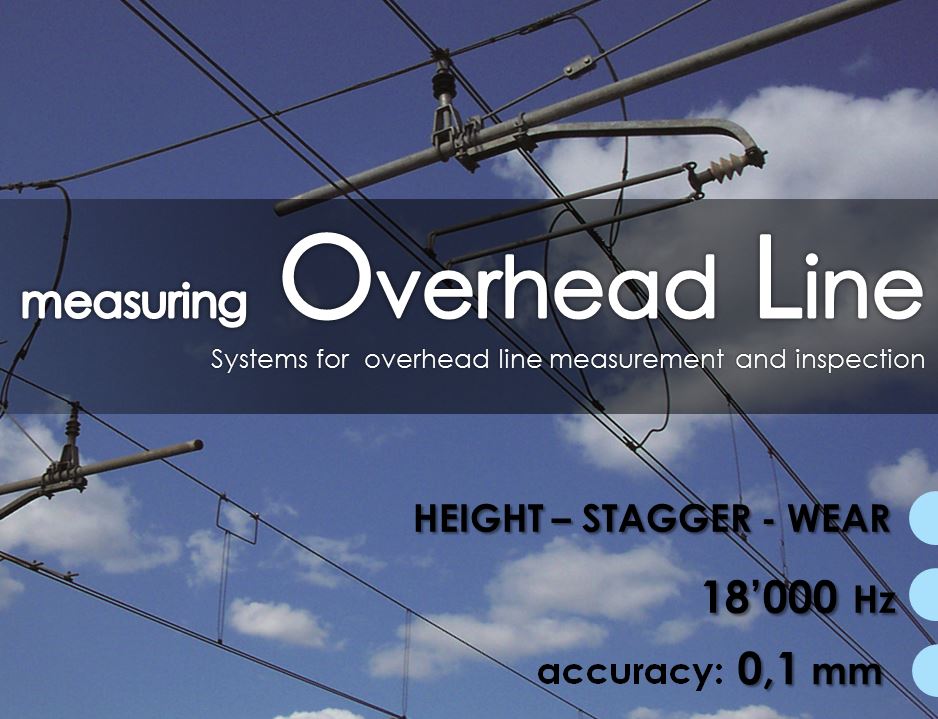 rail overhead line (contact wires) measuring and inspection system
